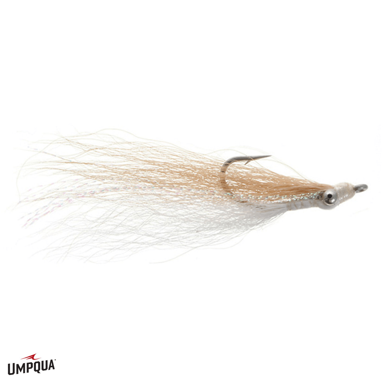 Skinny Clouser Umpqua Tan/White / 4 Flies Rivers and Glen Trading Co