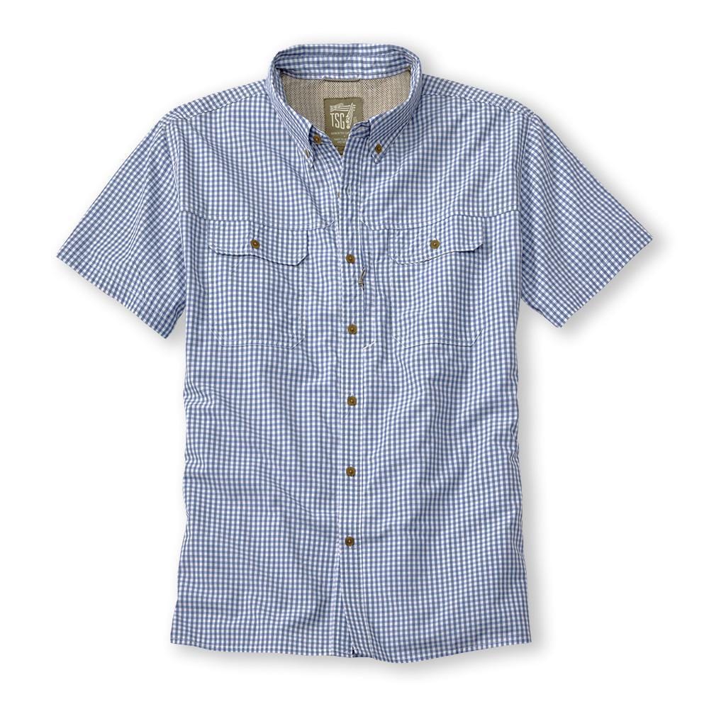 TSG Brooks SS Shirt TSG Gentleman Check / XXL Men's Short Sleeve Button Down Shirts Rivers and Glen Trading Co