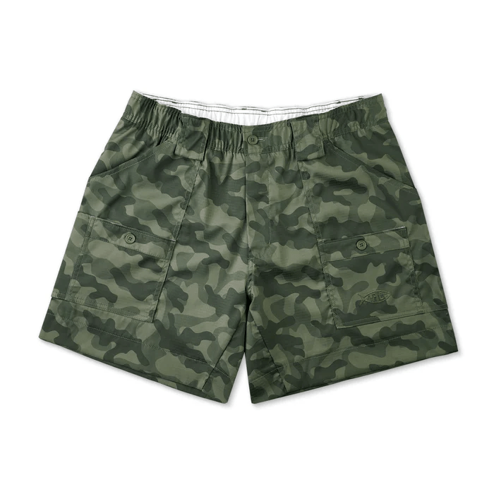 Aftco Camo Original Fishing Shorts Aftco Green OG Camo / 36 Men's Shorts Rivers and Glen Trading Co