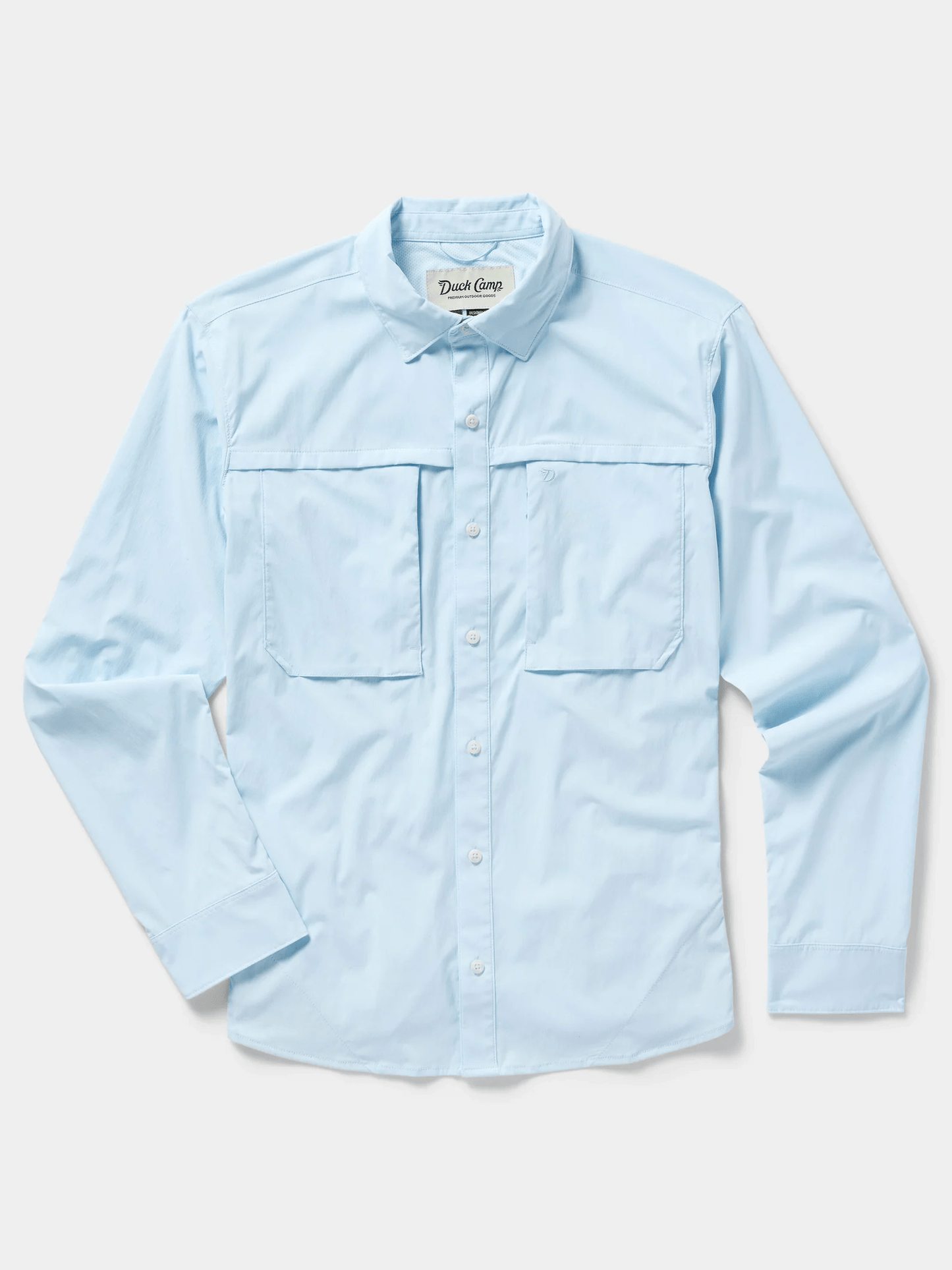 Duck Camp Men's Lightweight Fishing Shirt- LS Duck Camp Ice Water / L Men's Long Sleeve Button Down Shirts Rivers and Glen Trading Co