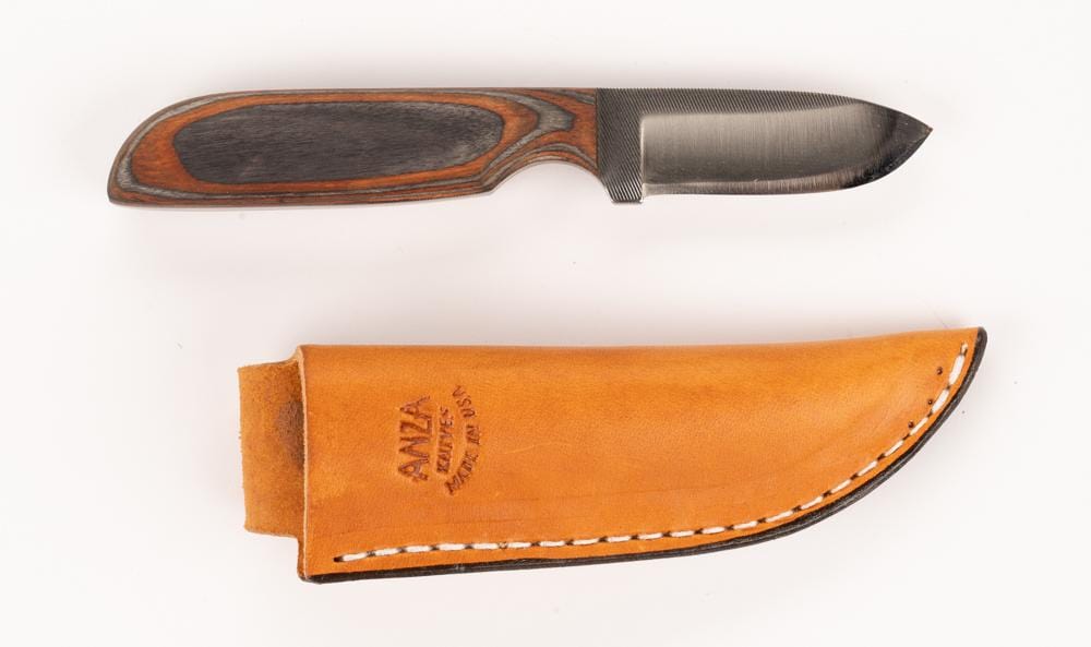 Anza WK6R-COFFEE Wood Knife (812) Anza Knives Knives Rivers and Glen Trading Co