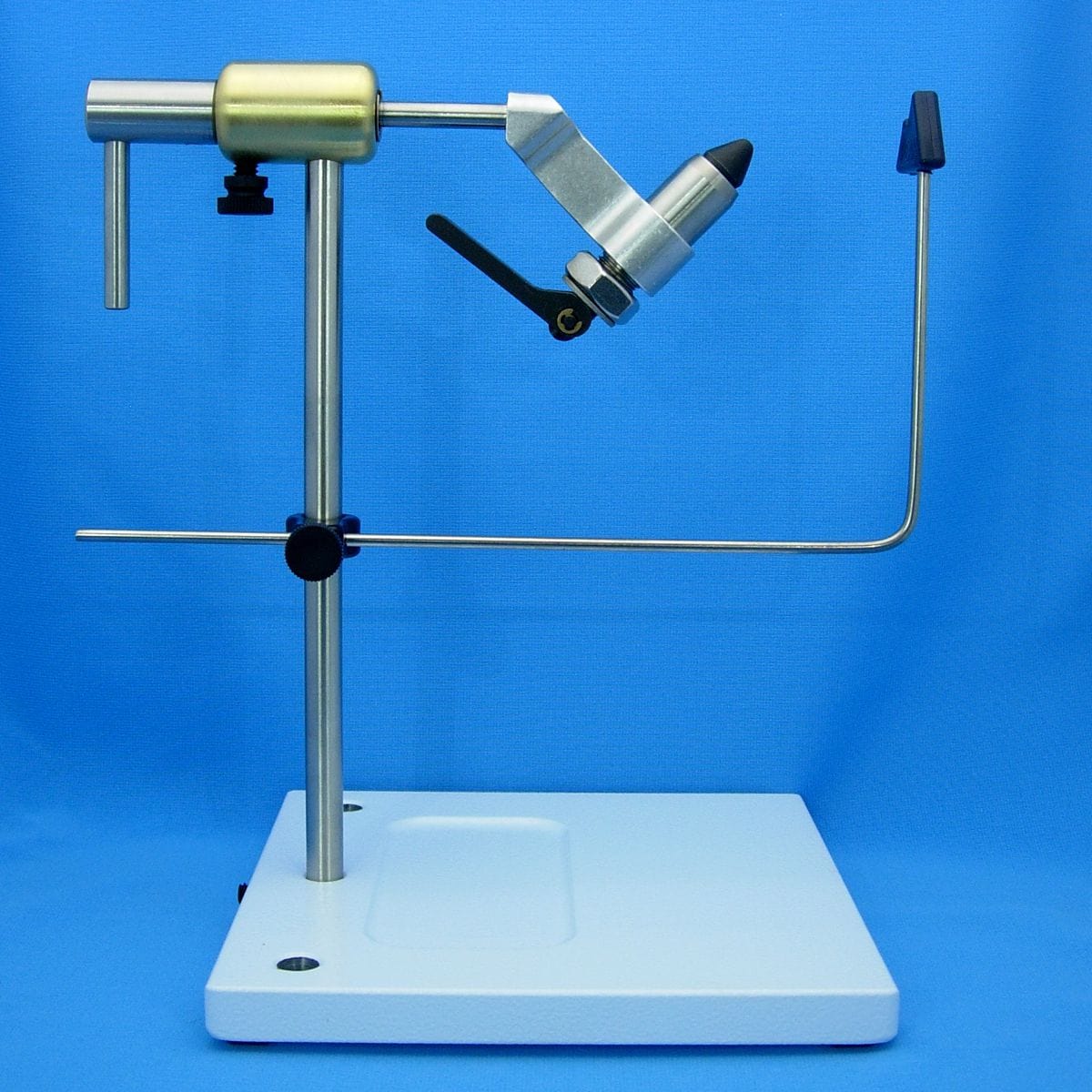 Rotary Vise with Pedestal Base Peak Engineering PRVC-1 With C-Clamp Mount Fly Tying Rivers and Glen Trading Co