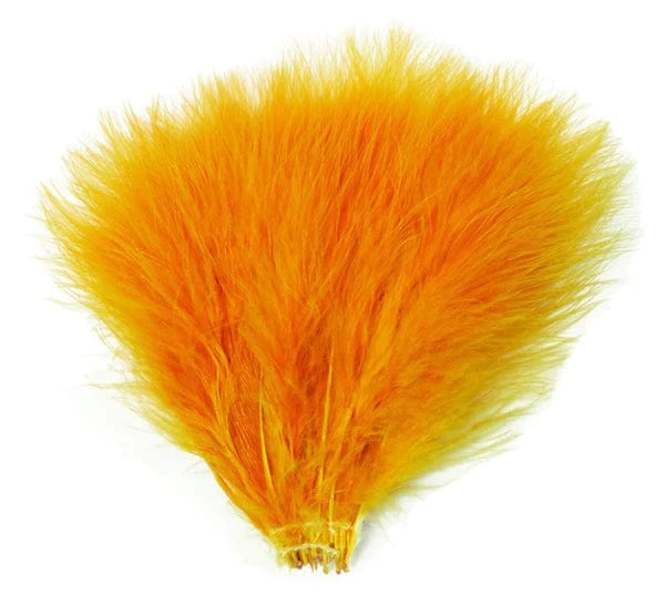SELECT MARABOU PLUMES Wapsi FL.FIRE.ORANGE Fly Tying Rivers and Glen Trading Co