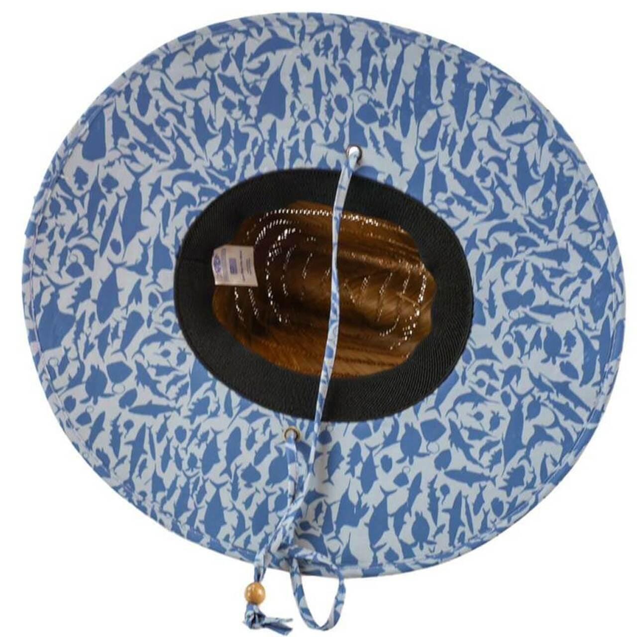 Aftco Illuminated Straw Hat Aftco Slate Blue Headwear Rivers and Glen Trading Co