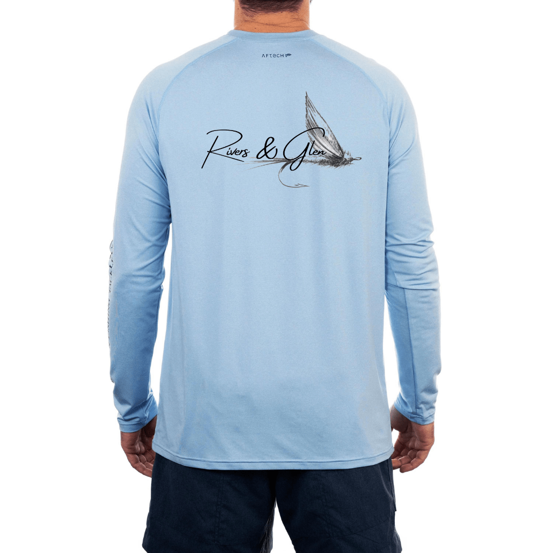 Aftco Samurai 2 Long Sleeve Sun Shirt Aftco Men's Long Sleeve Tee Shirts Rivers and Glen Trading Co