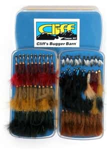 Cliff's Bugger Barn Cliff Outdoors Fly Boxes Rivers and Glen Trading Co
