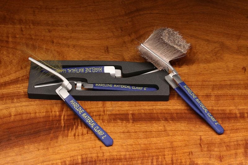 Hareline Material Clamp Hareline Dubbin 1.5" Medium Fly Tying Rivers and Glen Trading Co