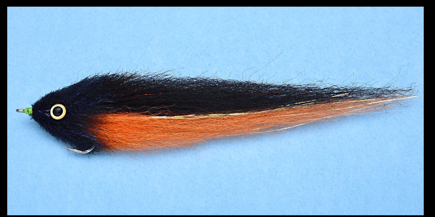EP Flies Pike/Offshore Enrico Puglisi Black/Orange Flies Rivers and Glen Trading Co
