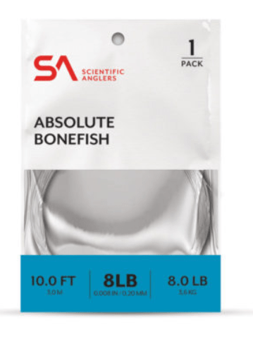 Scientific Anglers Absolute Bonefish Leader Scientific Anglers 10FT 8LB Leaders Rivers and Glen Trading Co