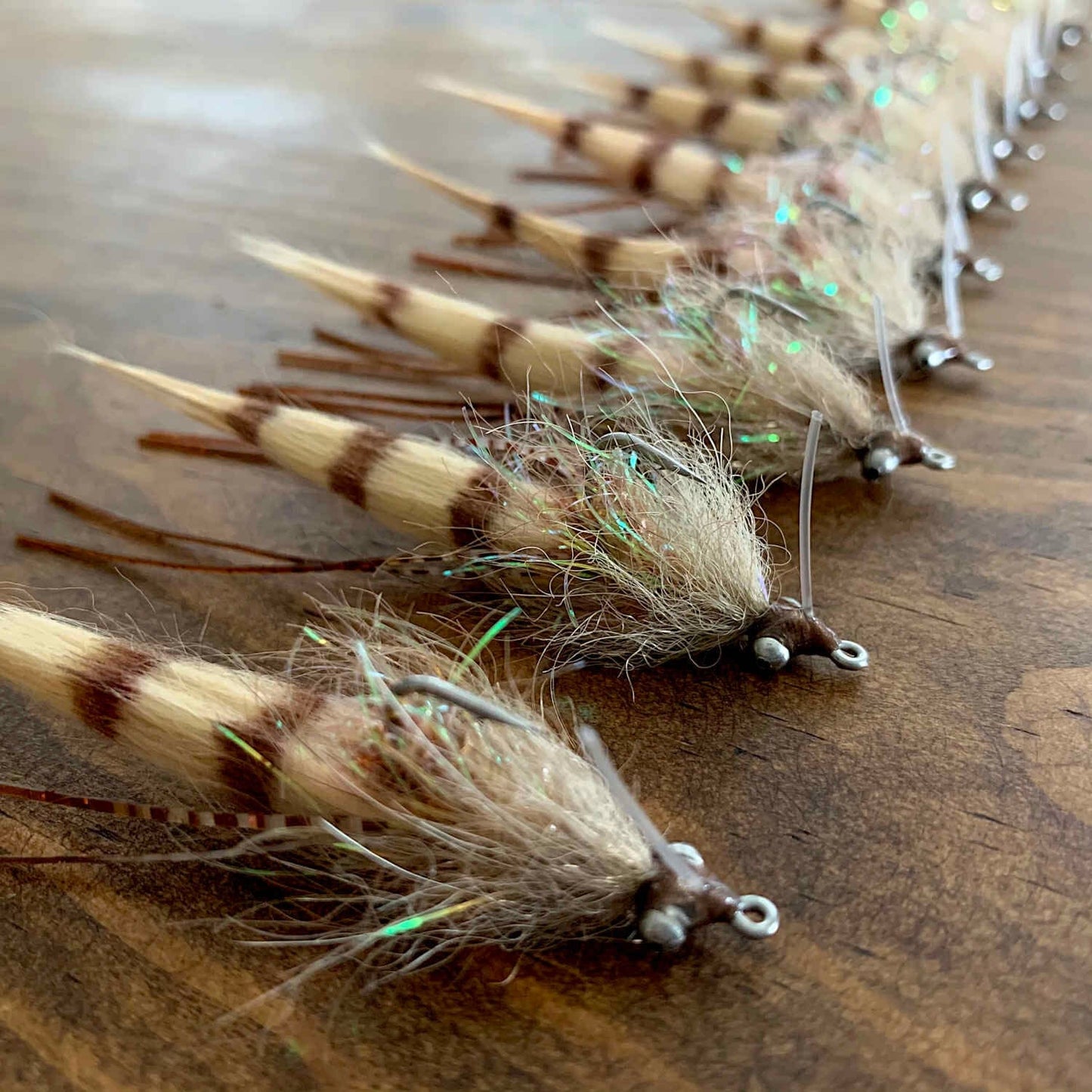 Skinny Cracklin Sight Cast Tan/Sand 4 Flies Rivers and Glen Trading Co