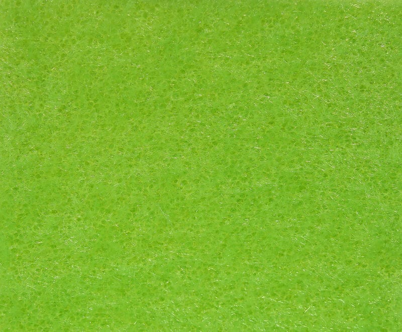 Adhesive Backed Furry Foam Hareline Dubbin Chartreuse Fly Tying Rivers and Glen Trading Co
