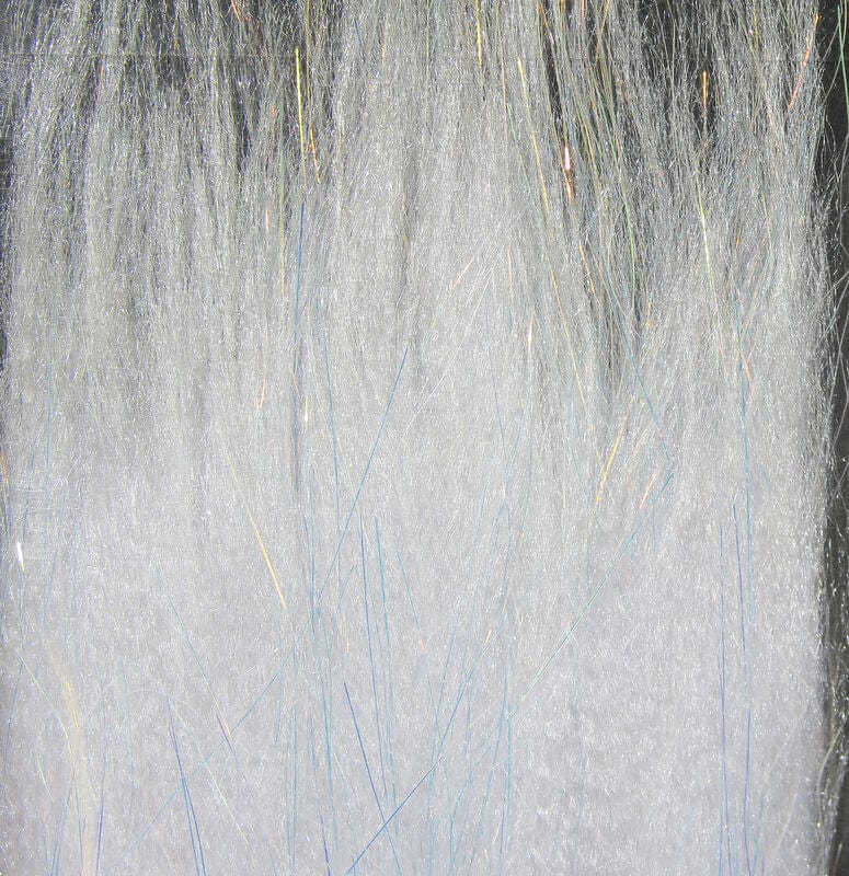 Angel Silk Hareline Dubbin WHITE Fly Tying Rivers and Glen Trading Co