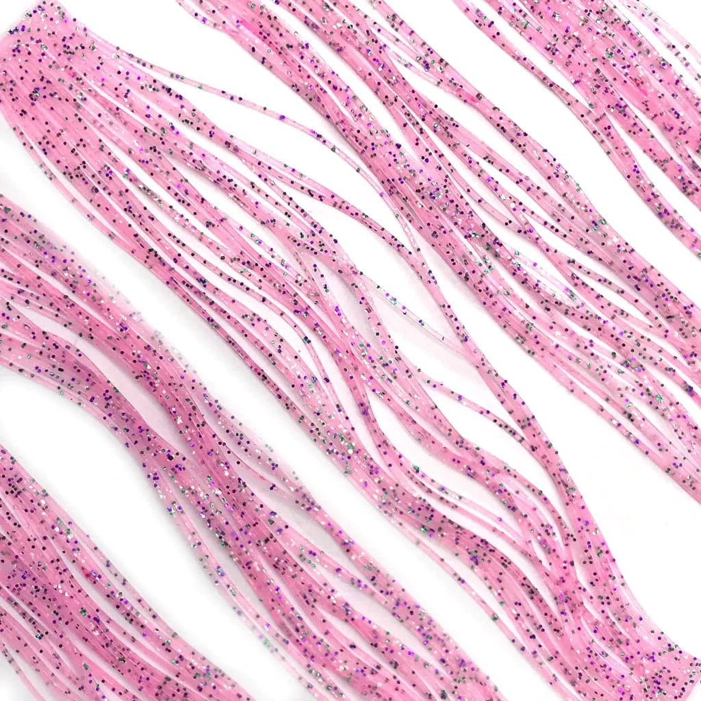 Crazy Legs Hareline Dubbin Pink/Pearl Pepper Fly Tying Rivers and Glen Trading Co