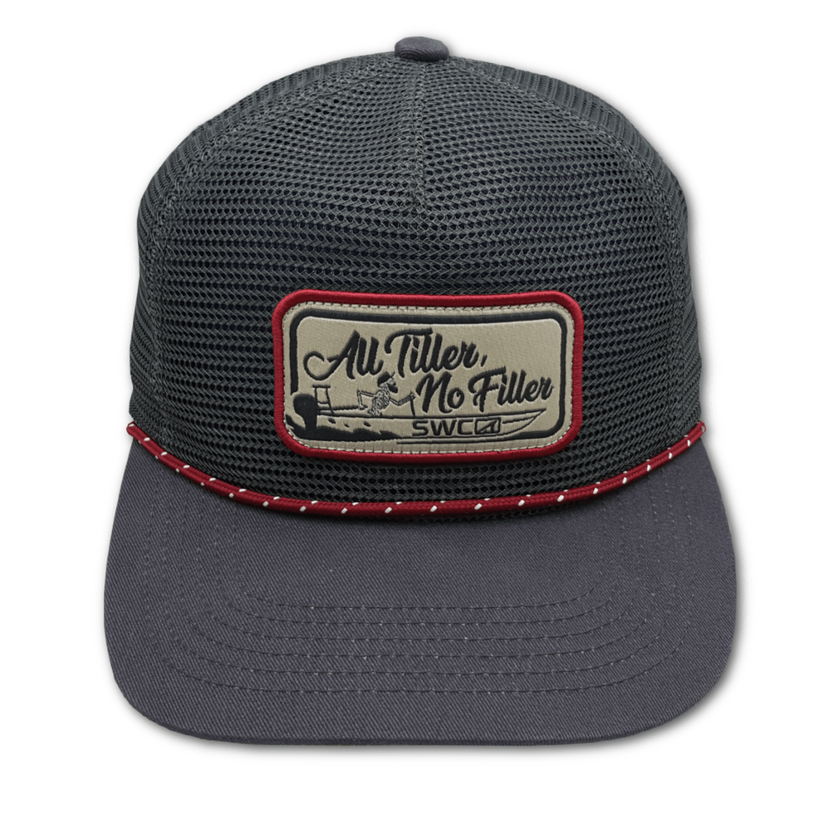 All Tiller, No Filler Hat Skinny Water Culture Charcoal Headwear Rivers and Glen Trading Co