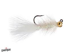 GB CRYSTAL BUGGER Umpqua WHITE 06 Flies Rivers and Glen Trading Co