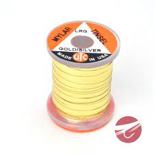 FLAT MYLAR TINSEL Wapsi 1/16" LARGE Fly Tying Rivers and Glen Trading Co