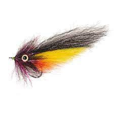AMAZON SP Enrico Puglisi BLACK / ORANGE / YELLOW - #4/0 Flies Rivers and Glen Trading Co