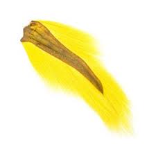BUCKTAIL MEDIUM Wapsi YELLOW Fly Tying Rivers and Glen Trading Co
