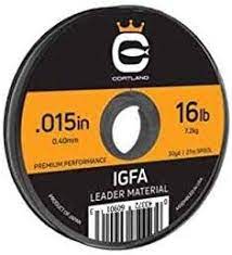 Cortland IGFA Leader Material Cortland 4lb Tippet Rivers and Glen Trading Co