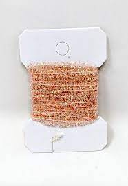 PEARL CHENILLE LARGE Wapsi PEACH Fly Tying Rivers and Glen Trading Co
