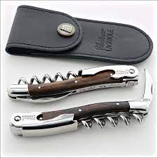 Wine Spirit Corkscrew Laguiole African Iron Wood Knives Rivers and Glen Trading Co