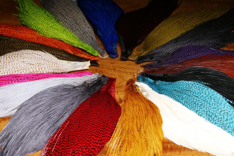 Hareline Half Cape Hareline Dubbin Black Fly Tying Rivers and Glen Trading Co