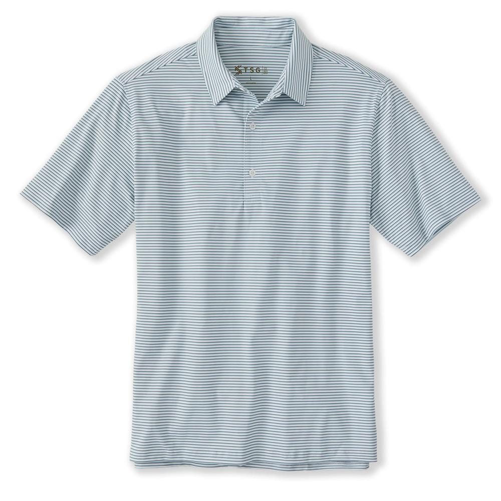 TSG Topper Polo TSG Mist Reel Stripe / XXL Men's Polos Rivers and Glen Trading Co