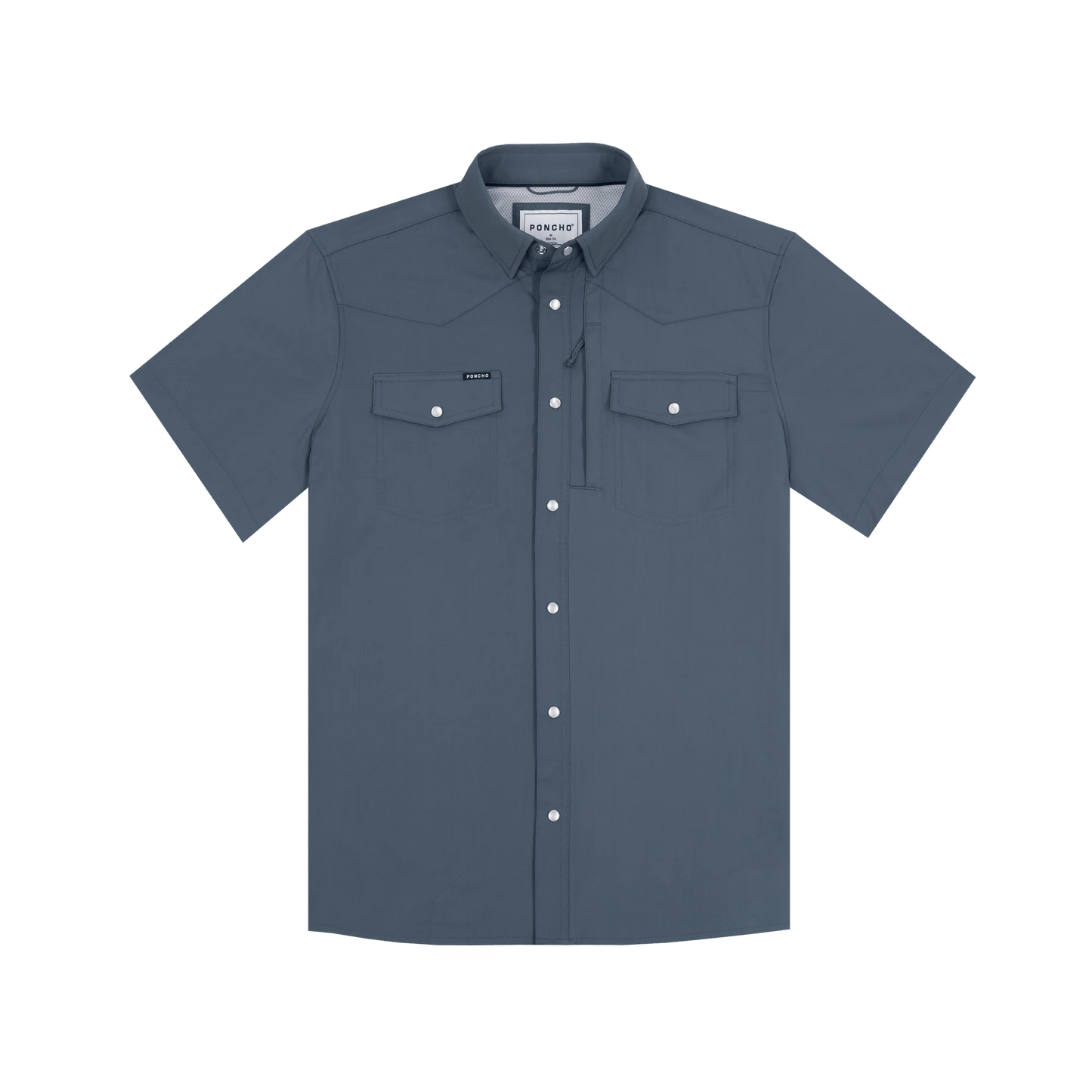 Poncho The Dogtooth Poncho Men's Short Sleeve Button Down Shirts Rivers and Glen Trading Co