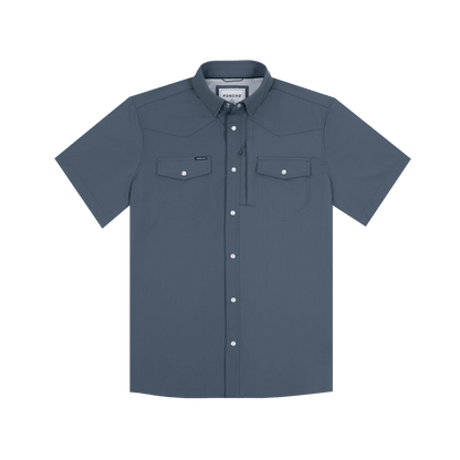 Poncho The Dogtooth Poncho Men's Short Sleeve Button Down Shirts Rivers and Glen Trading Co