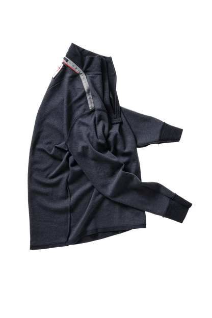 Relwen Wool/Cttn Quarter-Zip Relwen Men's Pullovers Rivers and Glen Trading Co