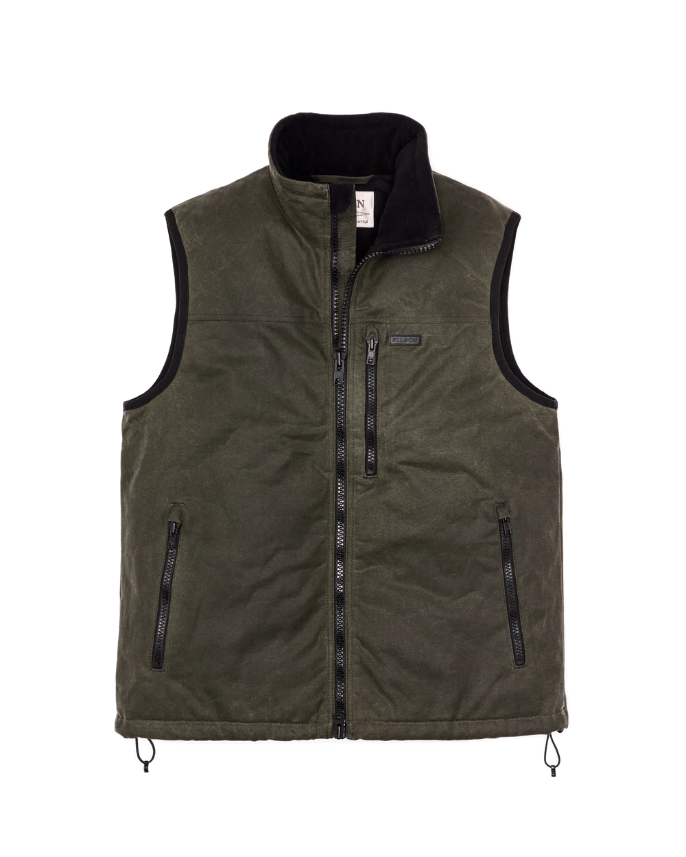 Filson Tin Cloth Insulated Vest Filson Otter Green / XXL Men's Vests Rivers and Glen Trading Co