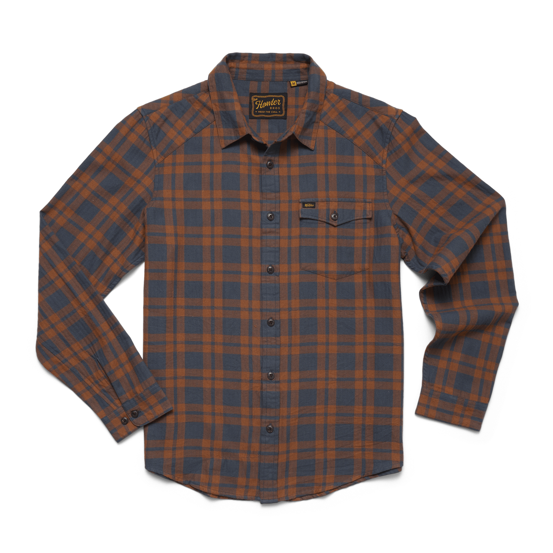 Howler Brothers La Grange Lightweight Flannel Howler Brothers Cohen Plaid: Stargazer / M Men's Long Sleeve Button Down Shirts Rivers and Glen Trading Co