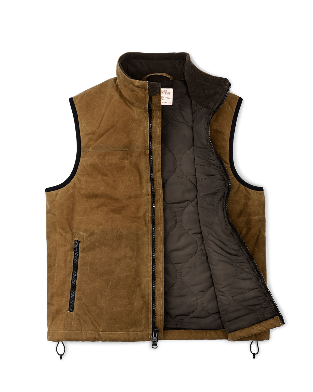 Filson Tin Cloth Insulated Vest Filson Men's Vests Rivers and Glen Trading Co