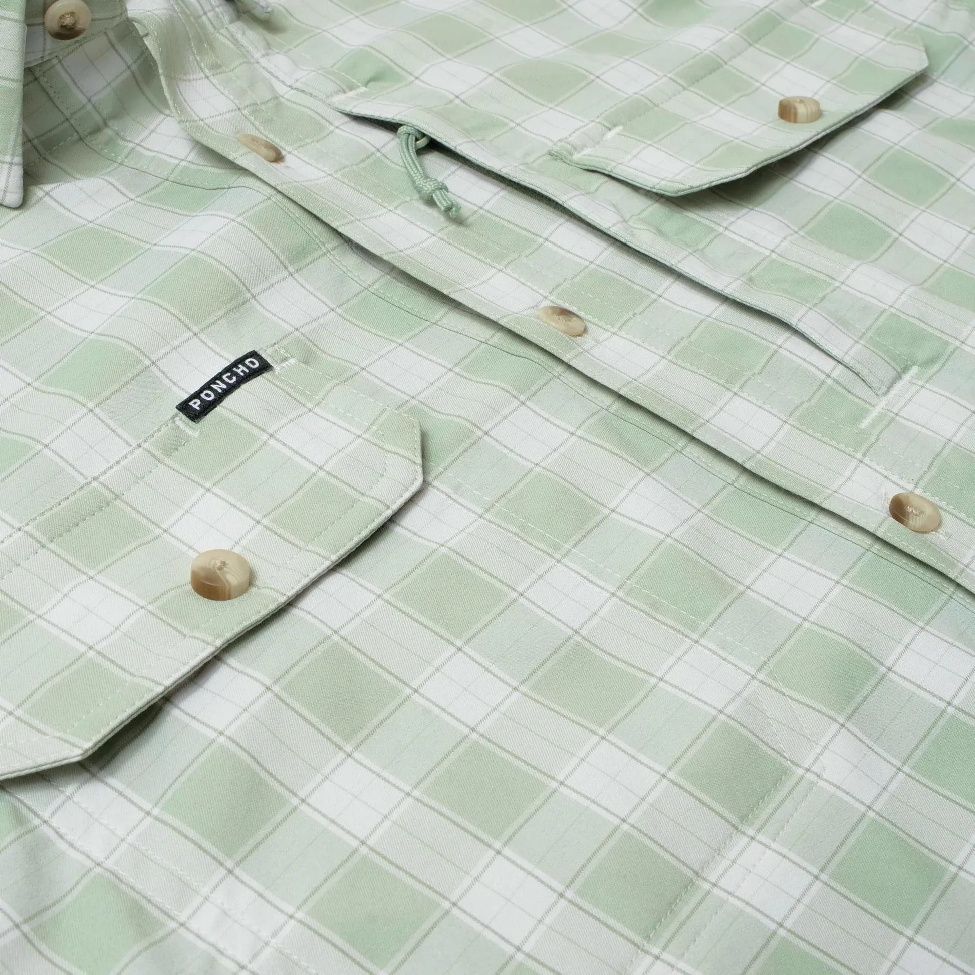 Poncho The St. Catherine Poncho Men's Short Sleeve Button Down Shirts Rivers and Glen Trading Co