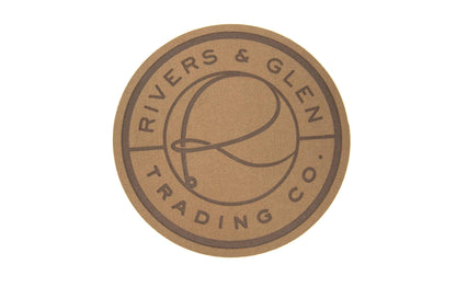 R&G Boat Patch (Round R) Wedge Tan Fly Patch Rivers and Glen Trading Co