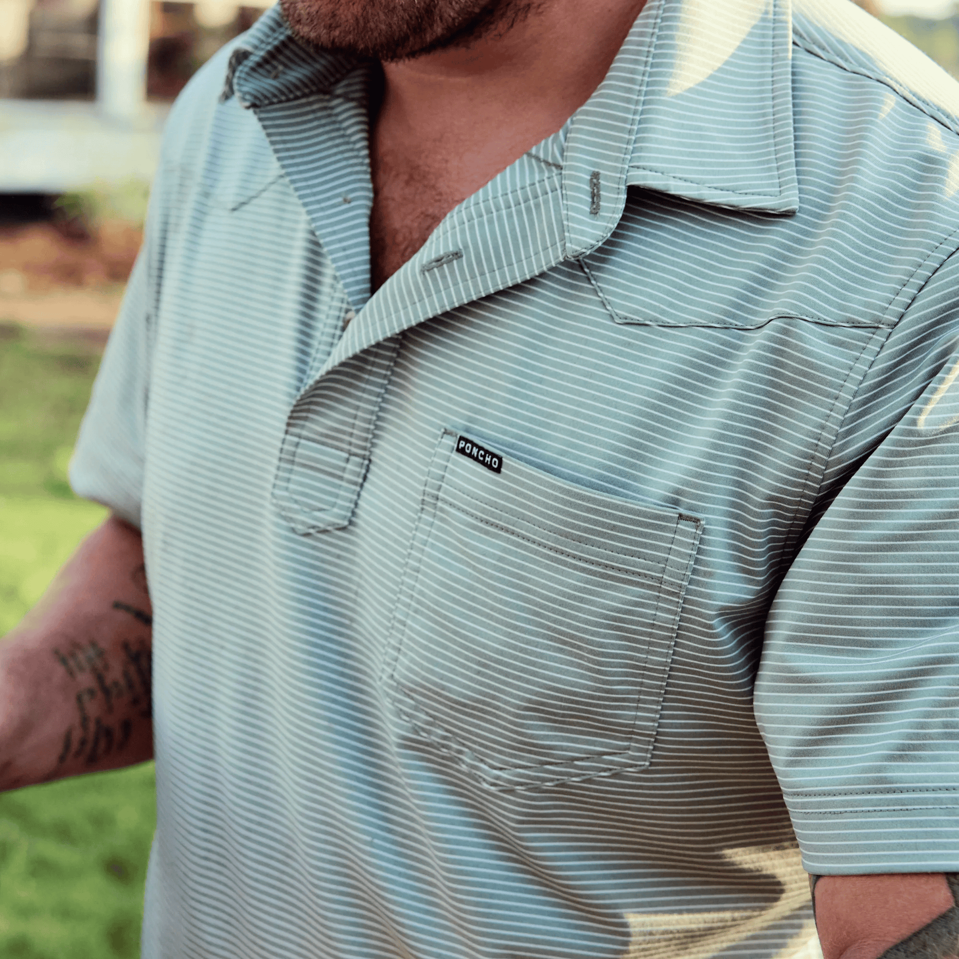 Poncho The Farm to Market Poncho Men's Polo Rivers and Glen Trading Co