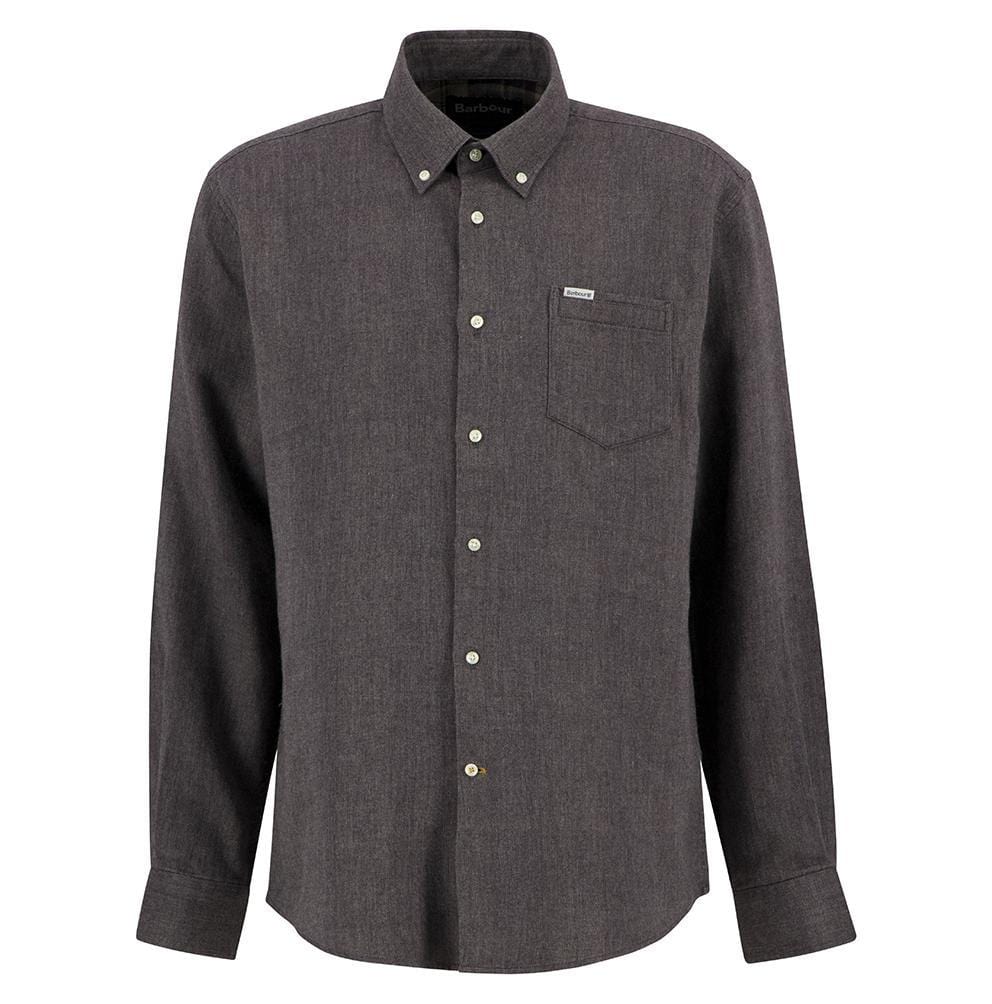 Barbour Tamish Regular Herringbone Shirt Barbour Men's Long Sleeve Button Down Shirts Rivers and Glen Trading Co