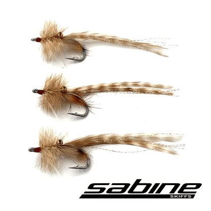 Sabine Seaducer Sight Cast Tan/Rust / 2 Flies Rivers and Glen Trading Co