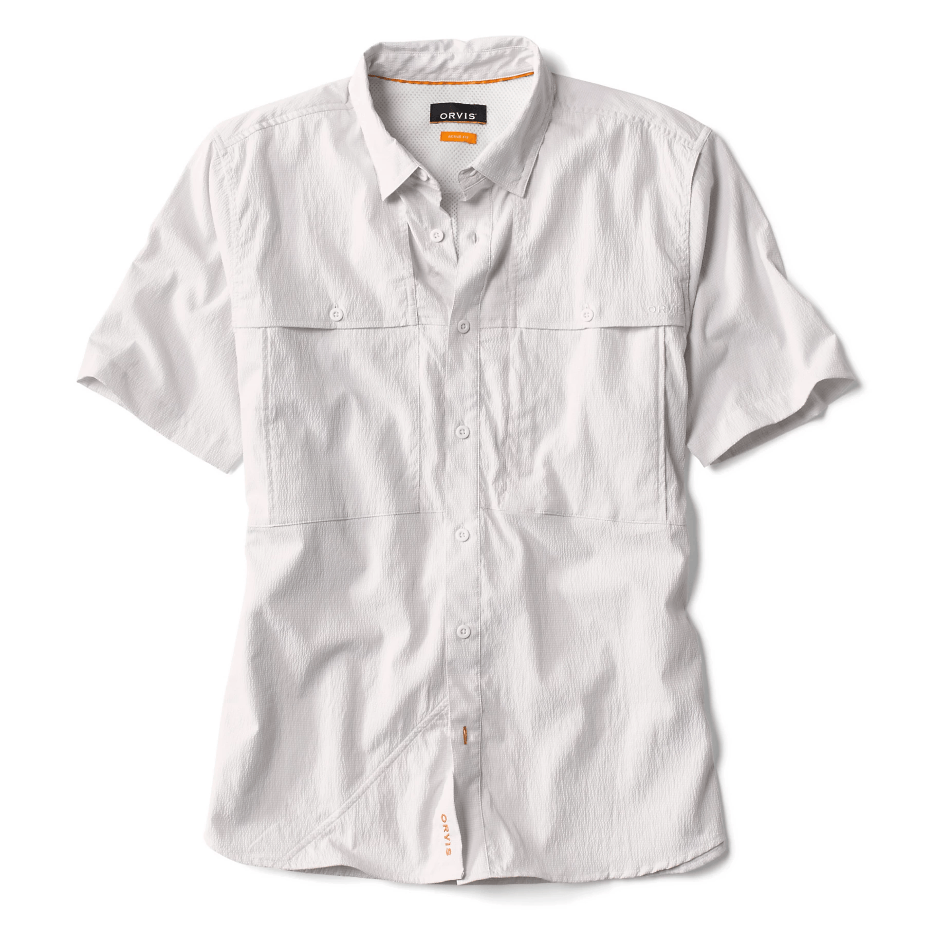 Orvis Men's Short-Sleeved Open Air Caster Orvis White / MD Men's Short Sleeve Button Down Shirts Rivers and Glen Trading Co