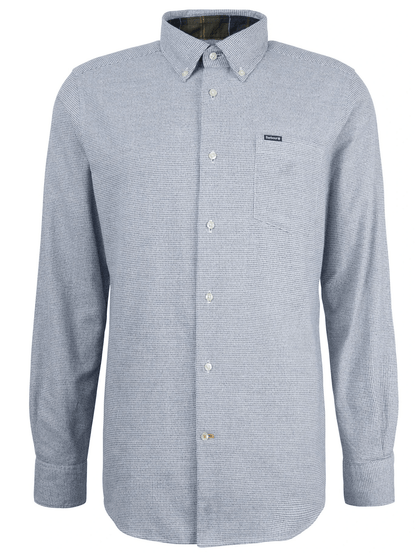 Barbour Turner Tailored Long-Sleeved Shirt Barbour Navy / M Men's Long Sleeve Button Down Shirts Rivers and Glen Trading Co