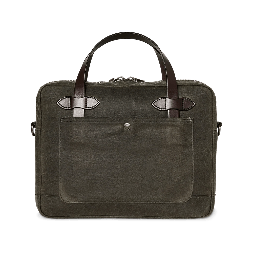 Filson Tin Cloth Compact Briefcase Filson Luggage Rivers and Glen Trading Co