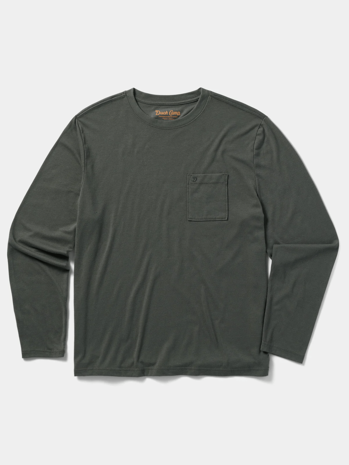 Duck Camp Men's Essential drirelease® Crew Duck Camp Raven / L Men's Long Sleeve Crew Shirts Rivers and Glen Trading Co