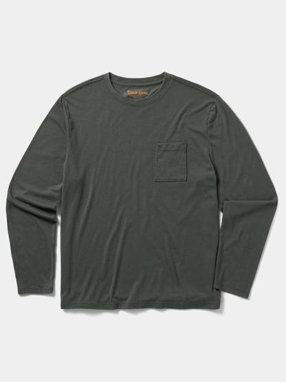 Duck Camp Men's Essential drirelease® Crew Duck Camp Raven / L Men's Long Sleeve Crew Shirts Rivers and Glen Trading Co