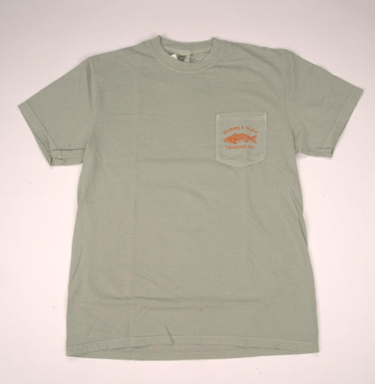 R&G Redfish Comfort Colors SS Pocket Tee Rivers and Glen Trading Co. Shirts Short Sleeve Tee Shirts Rivers and Glen Trading Co