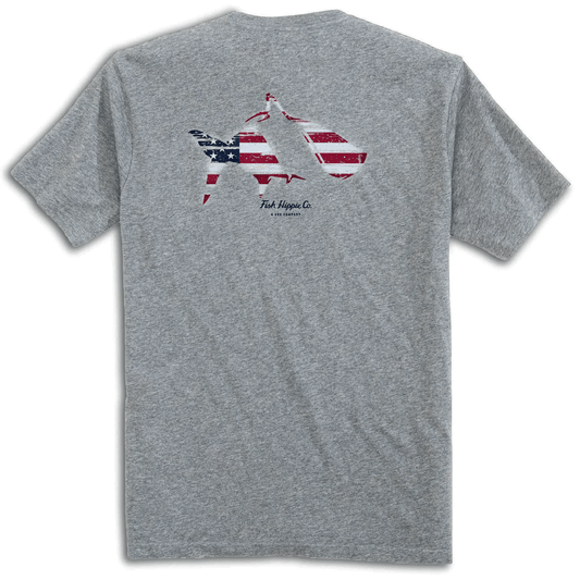 Fish Hippie True Blue Youth Tee Fish Hippie Youth XL / Heather Grey Youth Short Sleeve Tee Shirts Rivers and Glen Trading Co