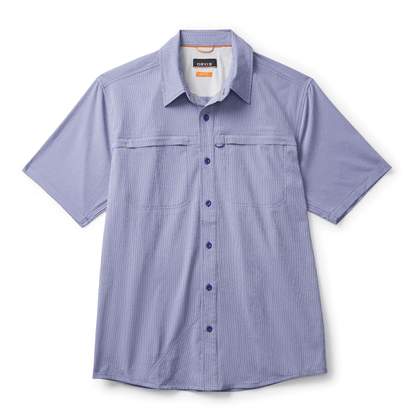 Orvis Men's Short-Sleeved Open Air Caster Orvis Ultra Marine/White / MD Men's Short Sleeve Button Down Shirts Rivers and Glen Trading Co