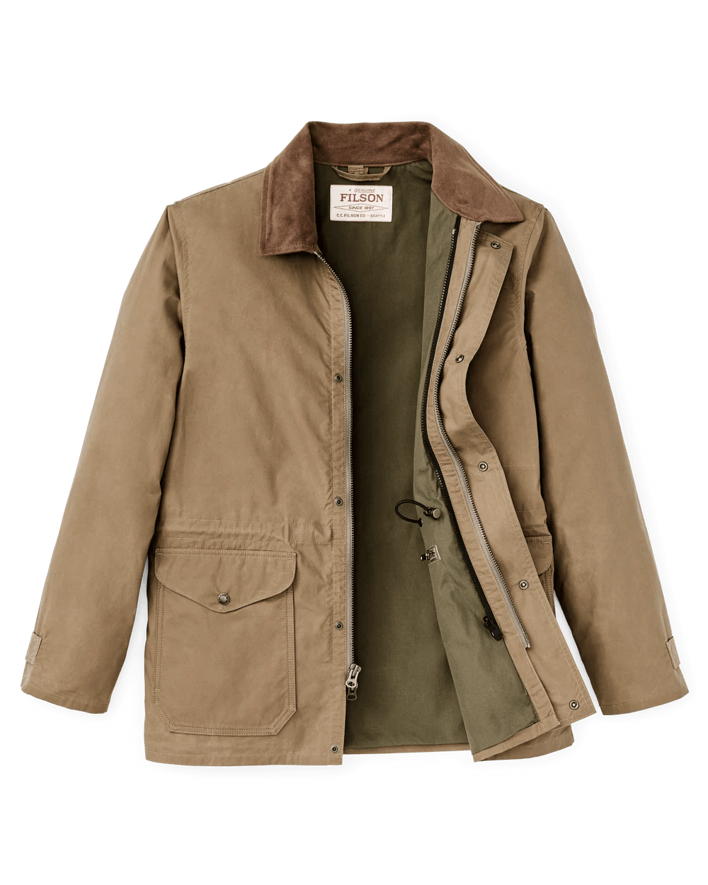 Filson Dry Wax Mile Marker Coat Filson Men's Jackets Rivers and Glen Trading Co
