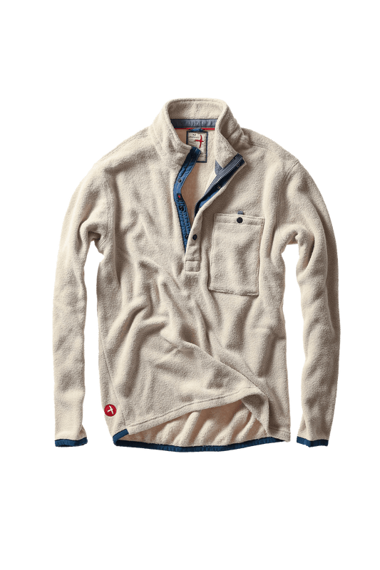 Relwen Terry Snap-Zip Mock Relwen Men's Pullovers Rivers and Glen Trading Co