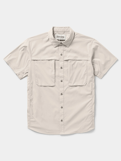 Duck Camp Men's Lightweight Fishing Shirt- SS Duck Camp Birch / L Men's Short Sleeve Button Down Shirts Rivers and Glen Trading Co