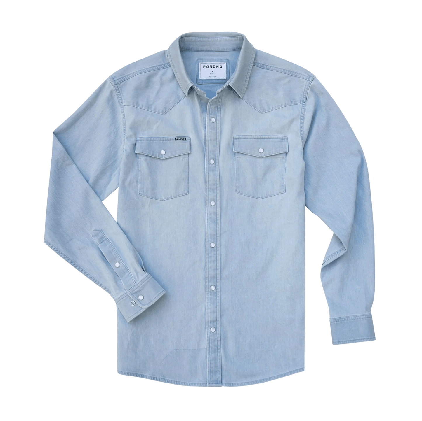 Poncho The Marfa Poncho Men's Long Sleeve Button Down Shirts Rivers and Glen Trading Co